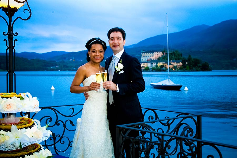 Wedding reception Lake Orta